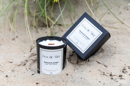 Seaweed & juniper - geurkaars 220g