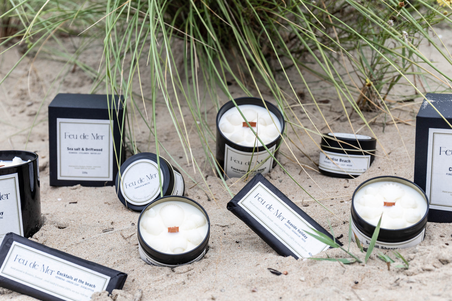 Sunlit Shores - geurkaars 220g