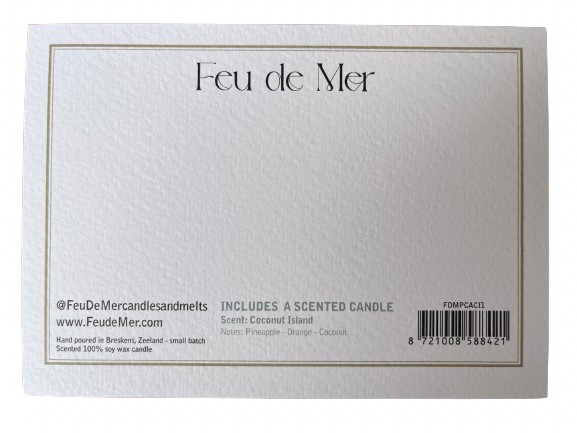 Theelicht wenskaart - Let’s make memories in flip-flops!