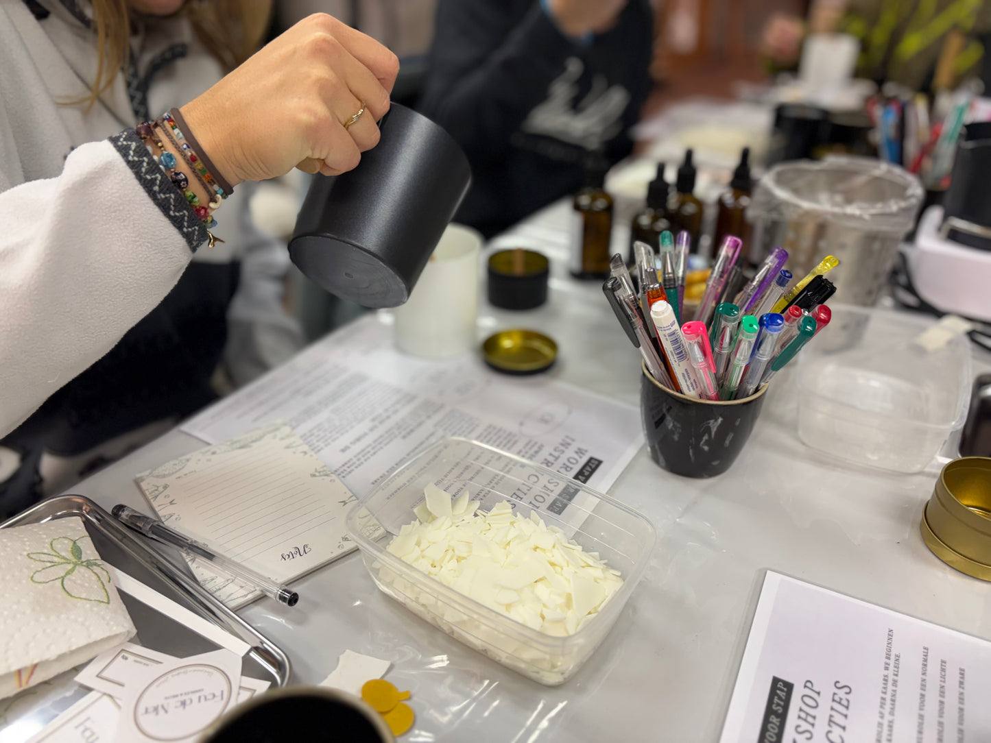 Workshop geurkaarsen maken, Lentethema - Vrijdag 01/05 bij Feu de Mer - Boutique, Breskens (‘s avonds)