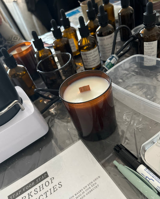 Workshop geurkaarsen maken, Herfstthema - Donderdag 02/10 bij Atelier Ferdy Remijn, Oostburg (‘s avonds)