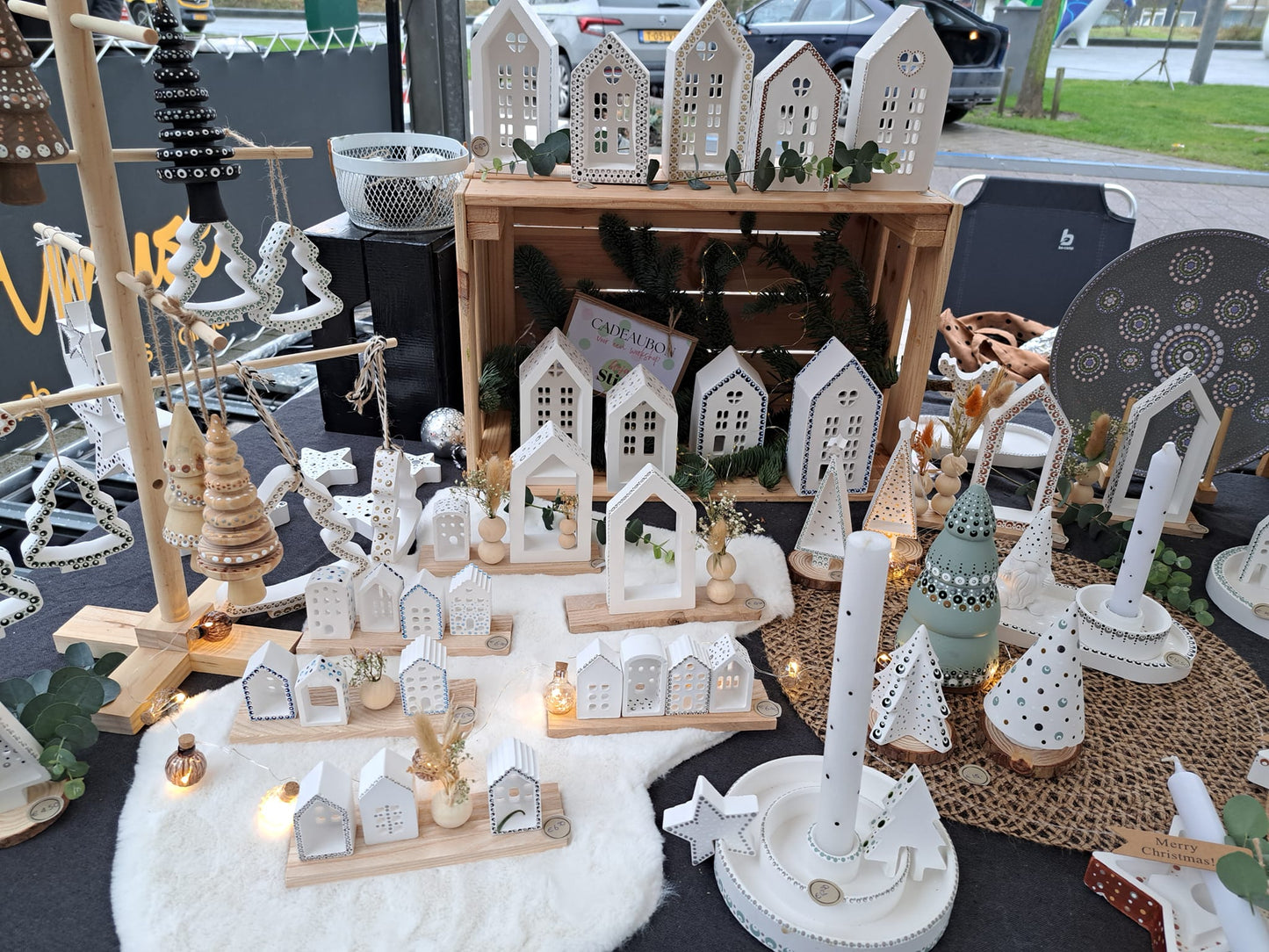 Workshop stippen met AnjaStipt, Kerstthema - Donderdag 18/12 bij Feu de Mer - Boutique, Breskens (‘s avonds)
