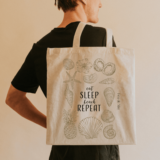 Totebag - Eat sleep beach repeat