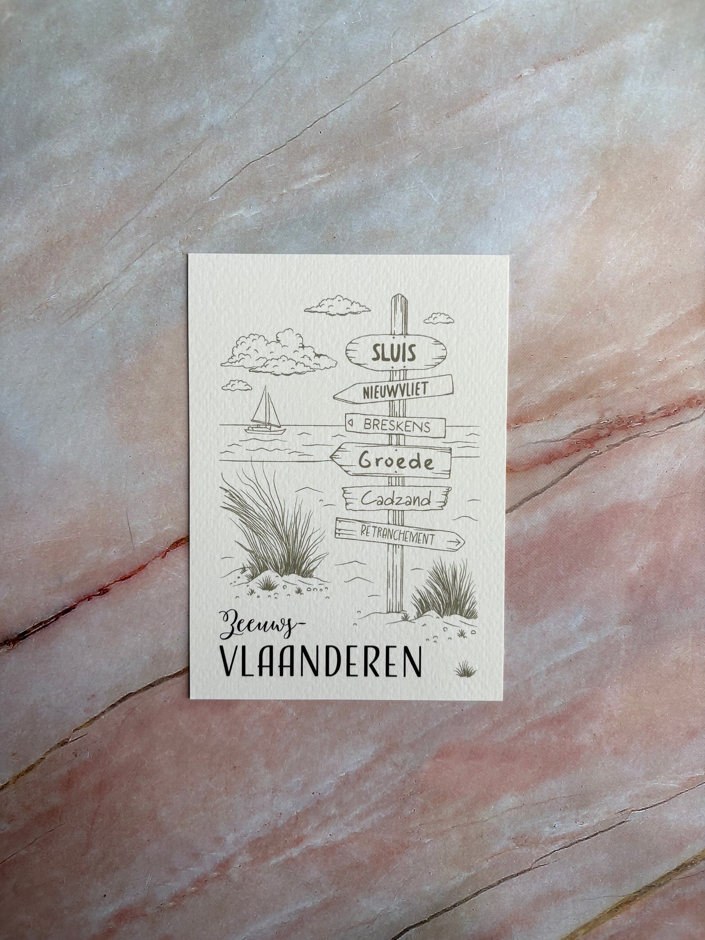 Ansichtkaart- Zeeuws-Vlaanderen