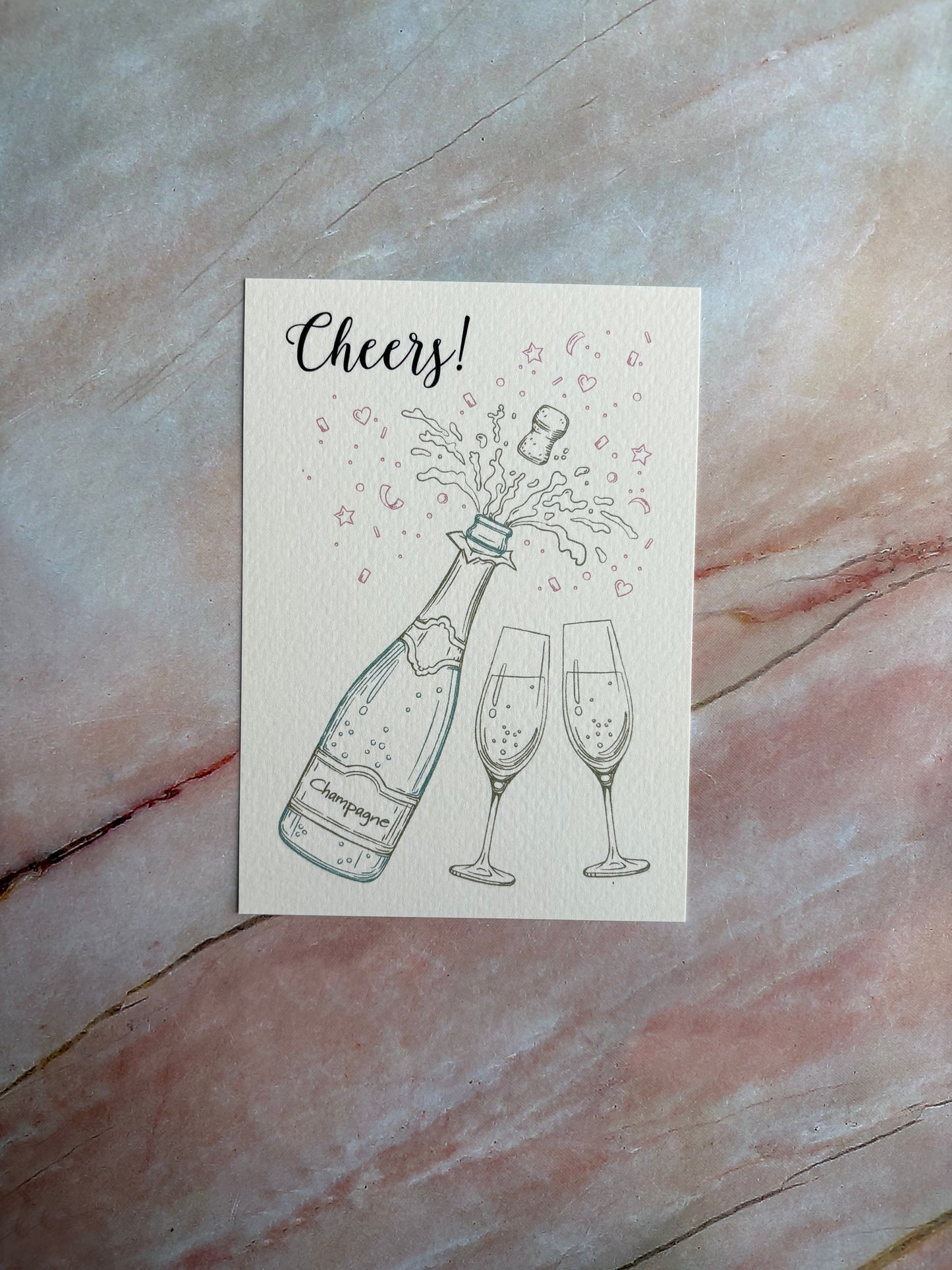 Ansichtkaart - Cheers!