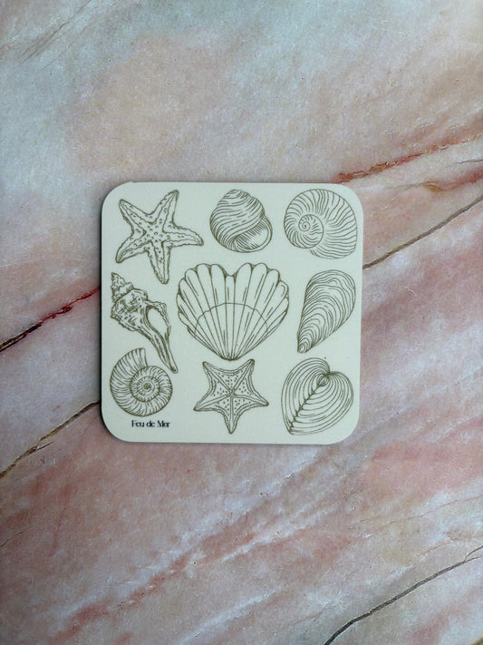 Onderzetter set - Schelpen (4 stuks)