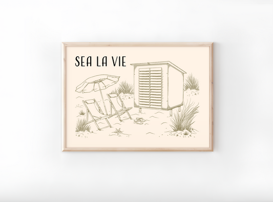 Art print - Sea la vie