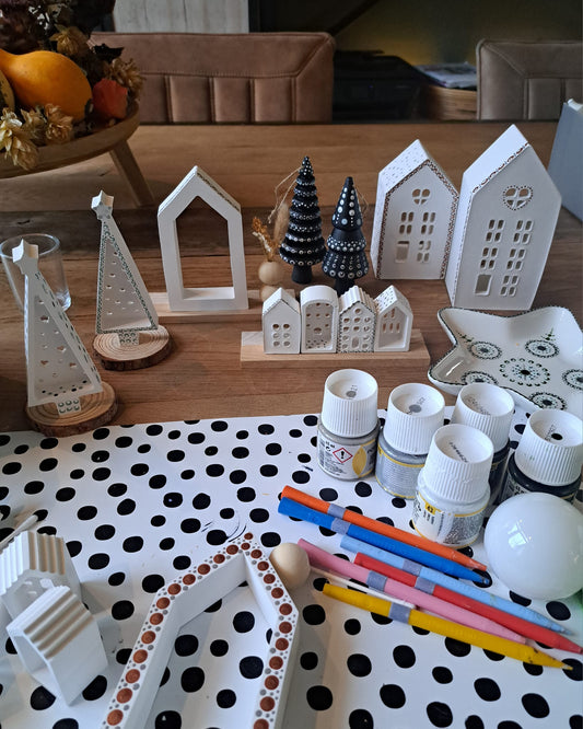 Workshop stippen met AnjaStipt, Kerstthema - Donderdag 18/12 bij Feu de Mer - Boutique, Breskens (‘s avonds)