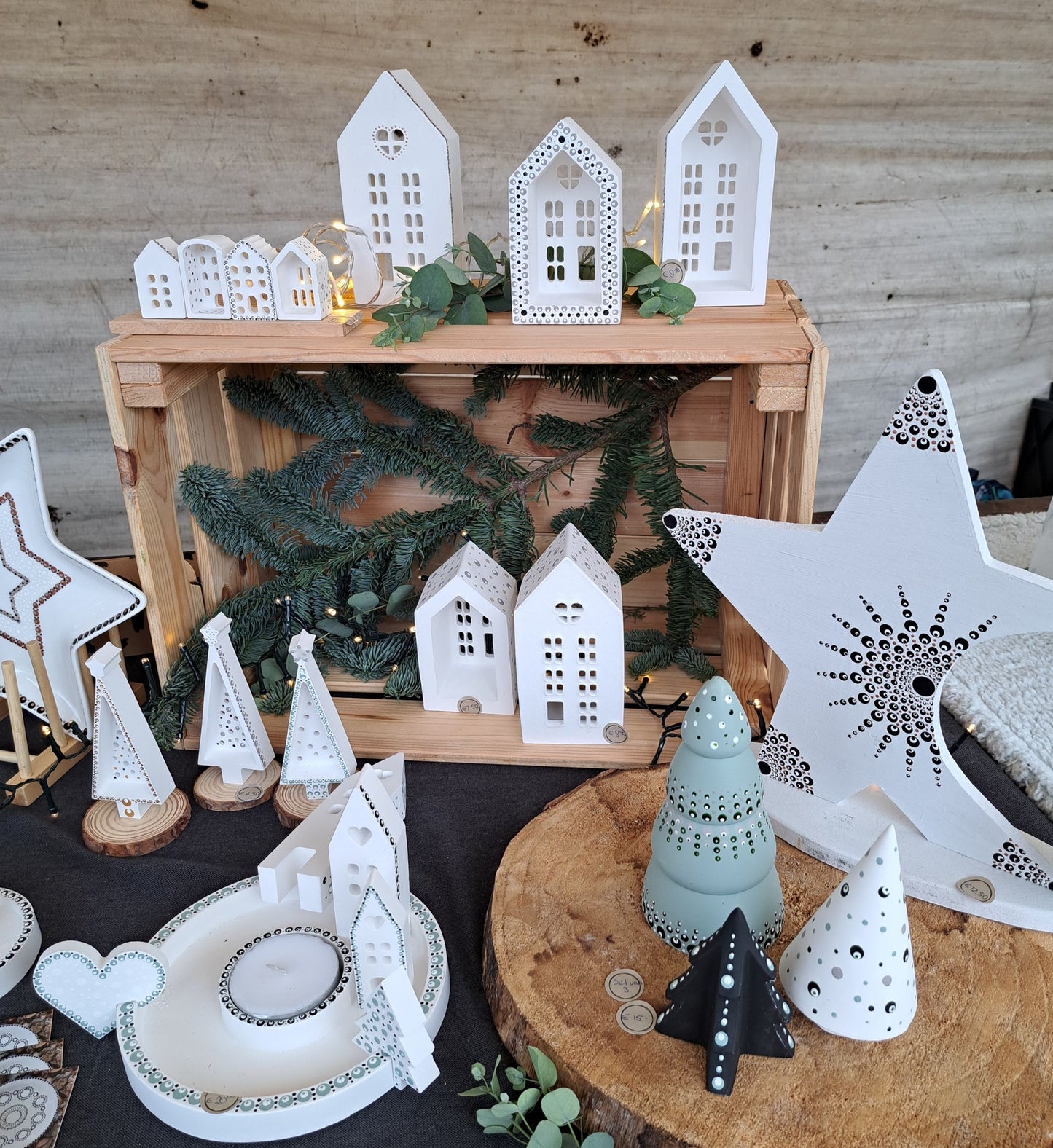 Workshop stippen met AnjaStipt, Kerstthema - Donderdag 18/12 bij Feu de Mer - Boutique, Breskens (‘s avonds)