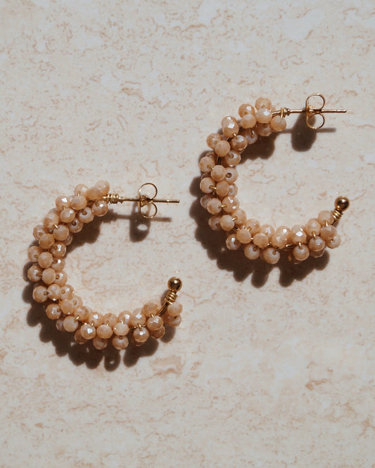 Facet perfect hoops - oorbellen
