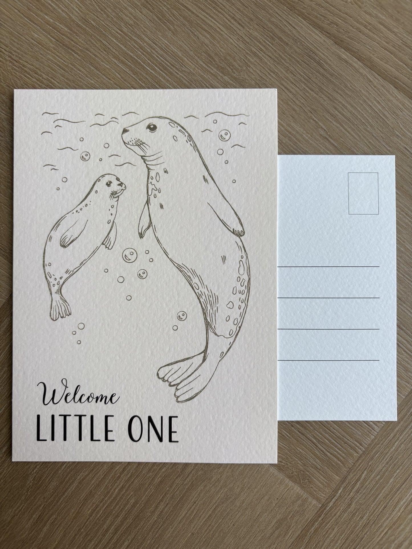 Ansichtkaart - Welcome little one