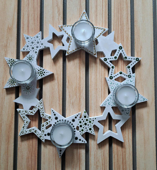 Workshop stippen met AnjaStipt, Kerstkrans - Donderdag 18/12 bij Feu de Mer - Boutique, Breskens (‘s avonds)