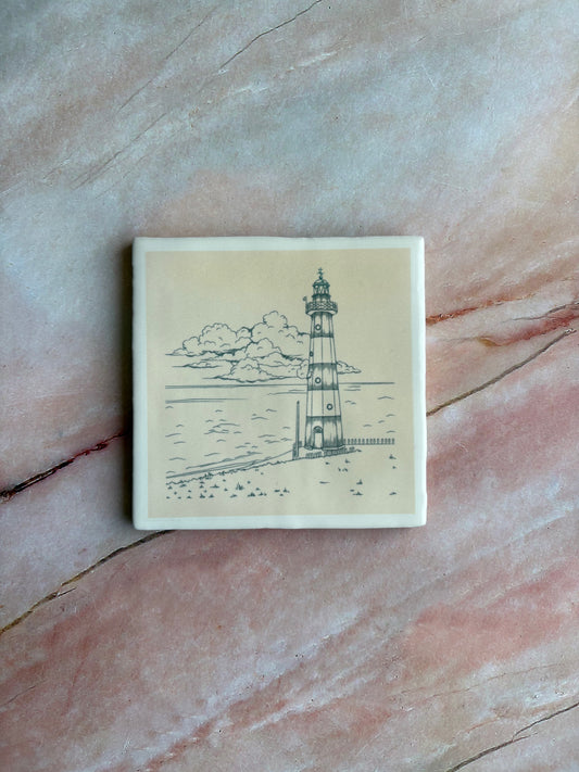 Tegeltje - Breskens vuurtoren