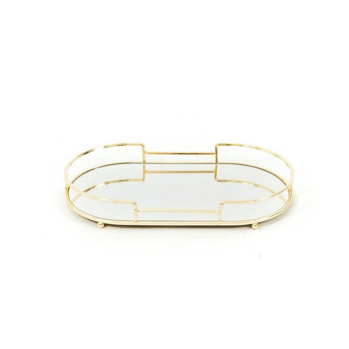 Oval tray - Gold