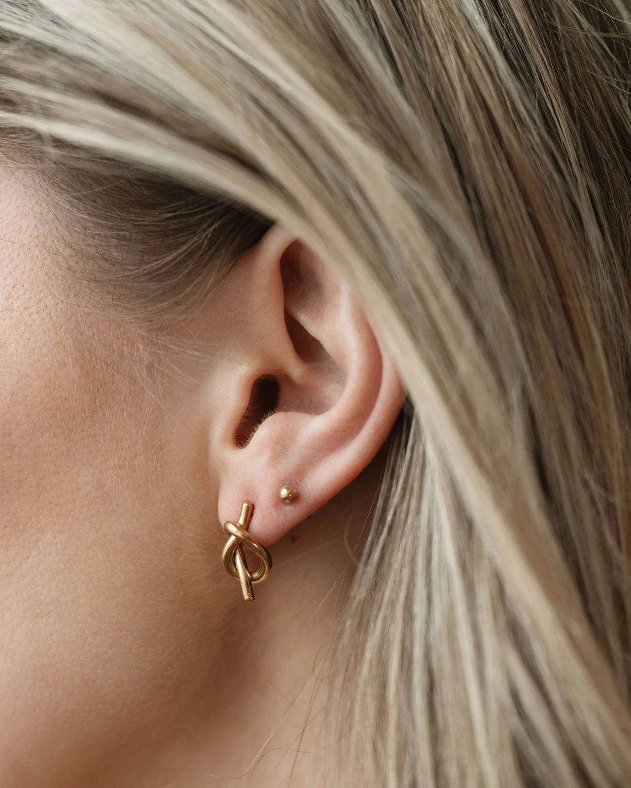 Knot studs - oorbellen